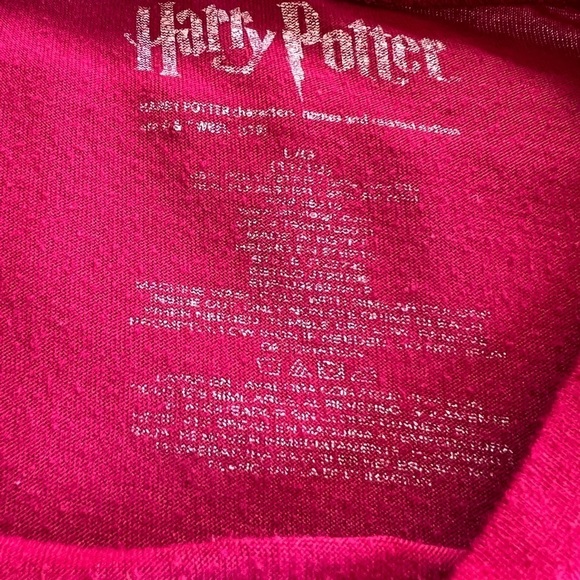 Harry Potter Large Gryffindor High Low Longline Graphic Tee Tshirt - Picture 7 of 8